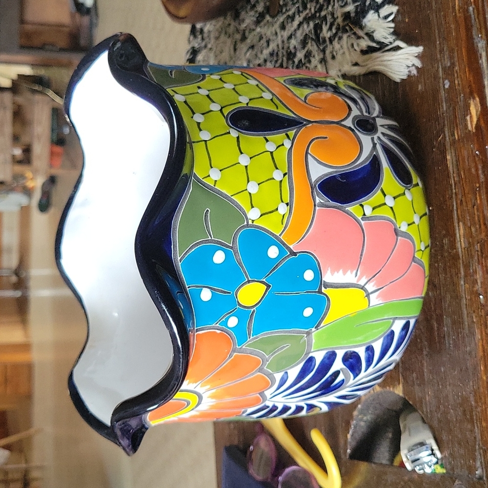 Beautiful pottered plant vase
